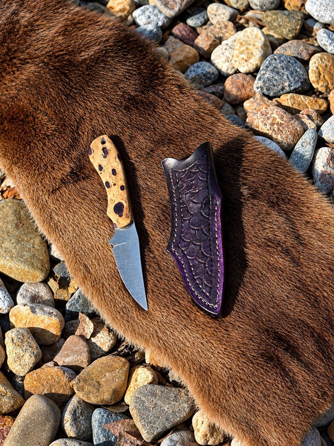 8" Fighter handmade knife No. 98 by Of the Woods Knives
