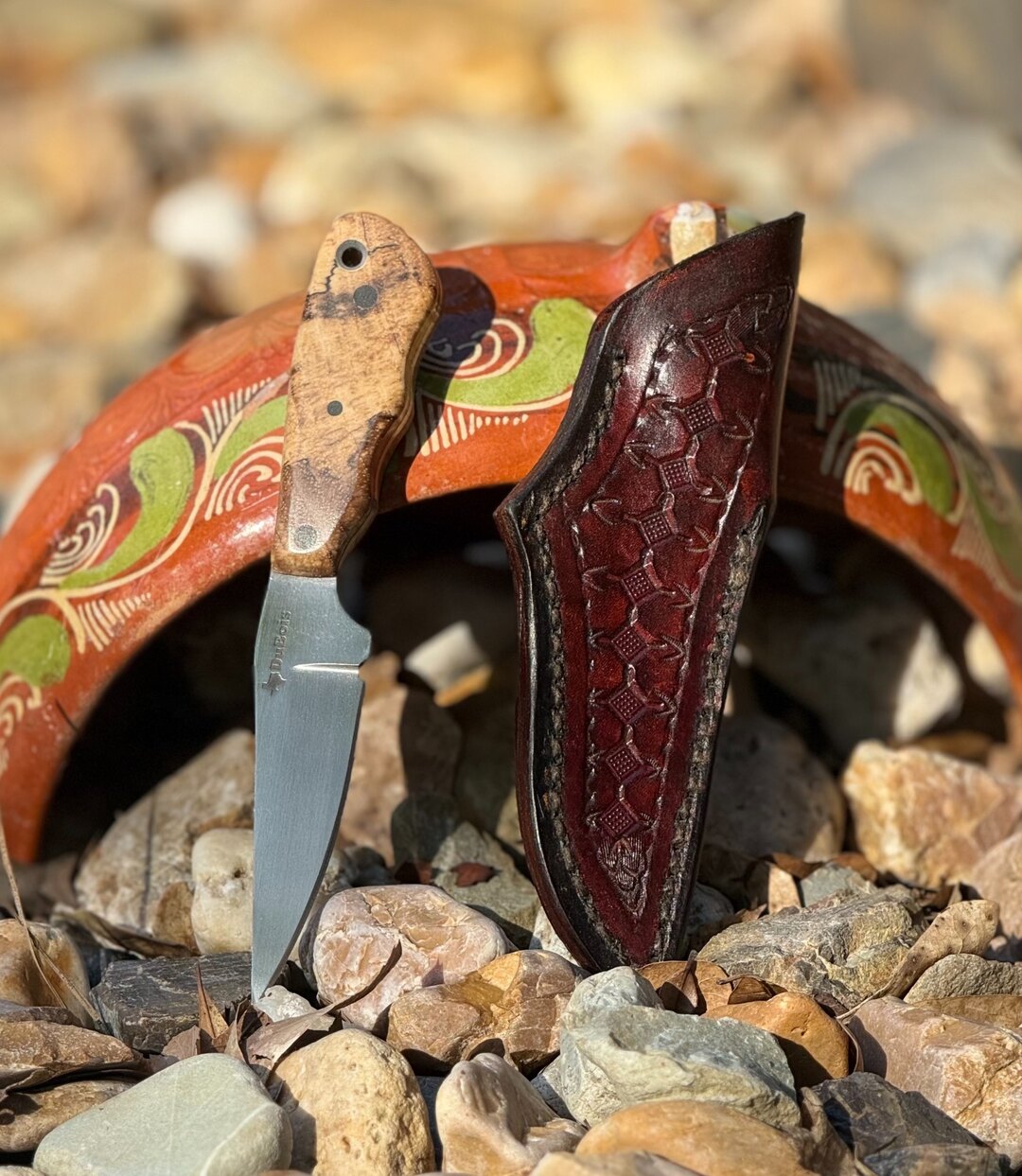 6 1/2" Skinner handmade knife No. 107 by Of the Woods Knives