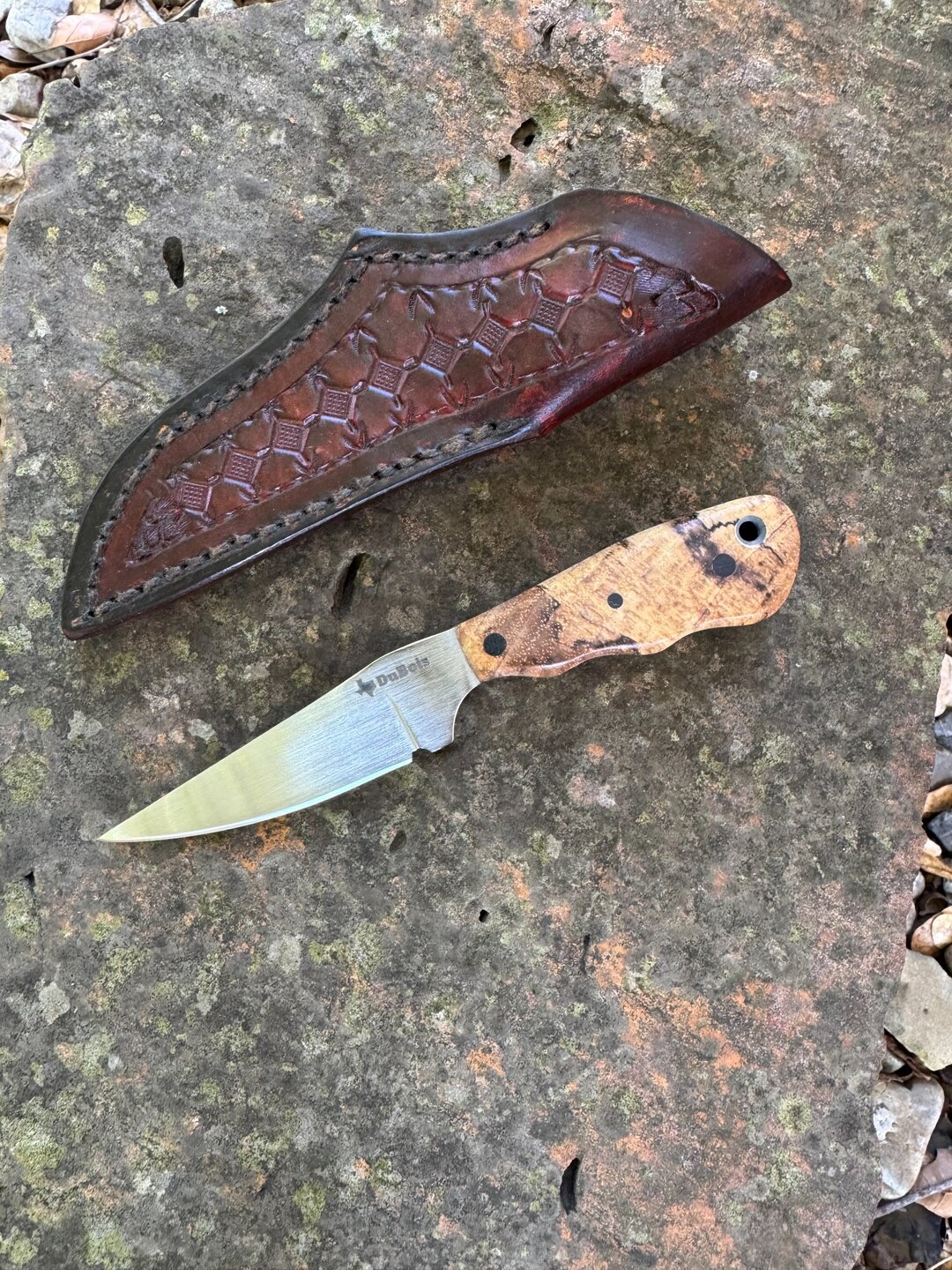 6 1/2" Skinner handmade knife No. 102 by Of the Woods Knives
