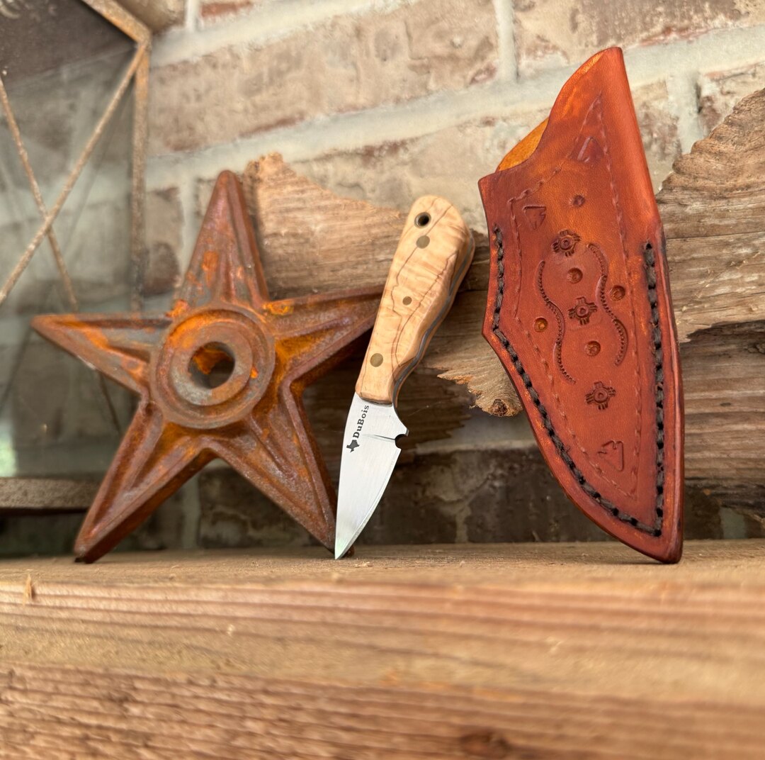 5 1/4" Mini-Skinner handmade knife No. 103 by Of the Woods Knives