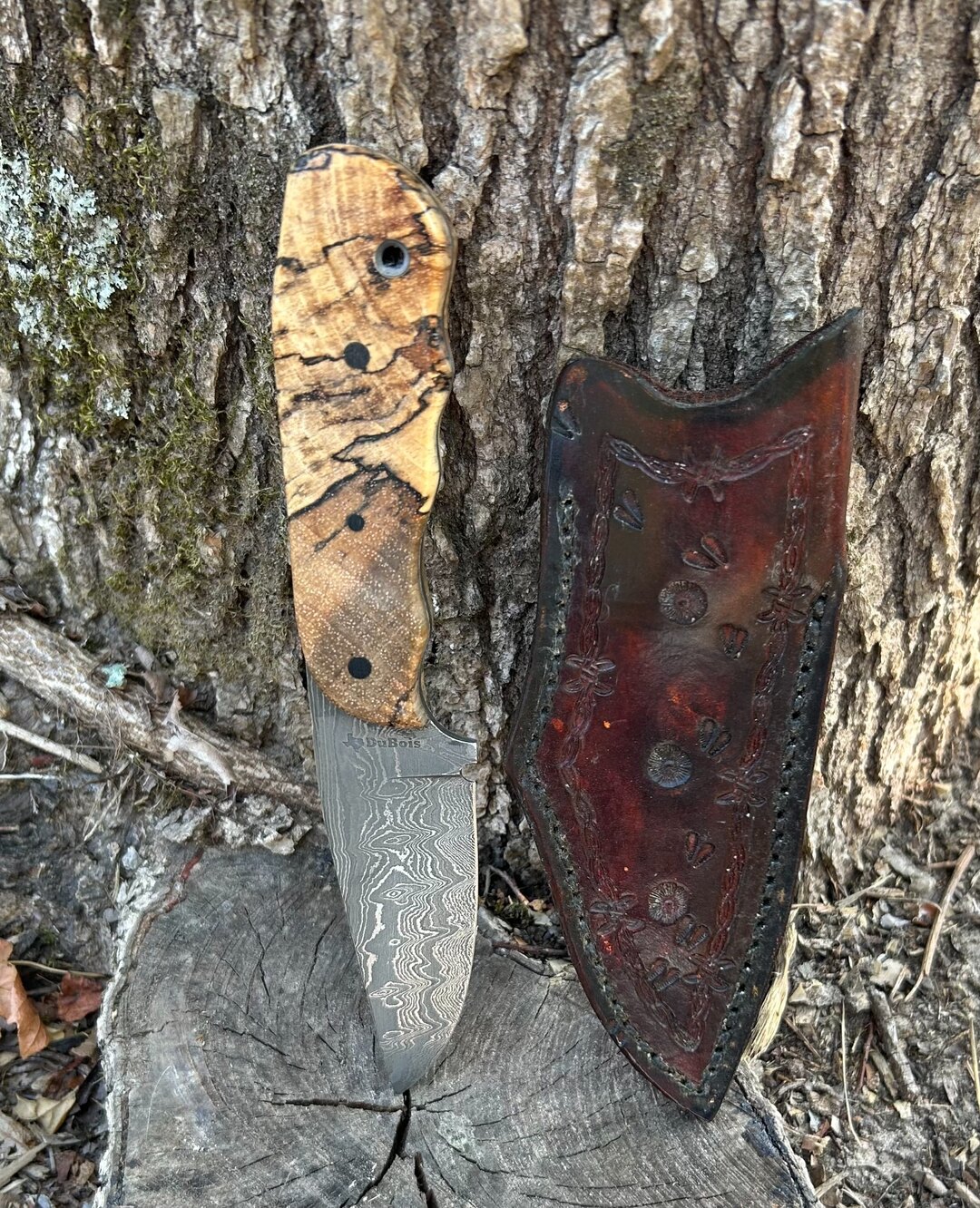 8" Hunter handmade knife No. 113 by Of the Woods Knives